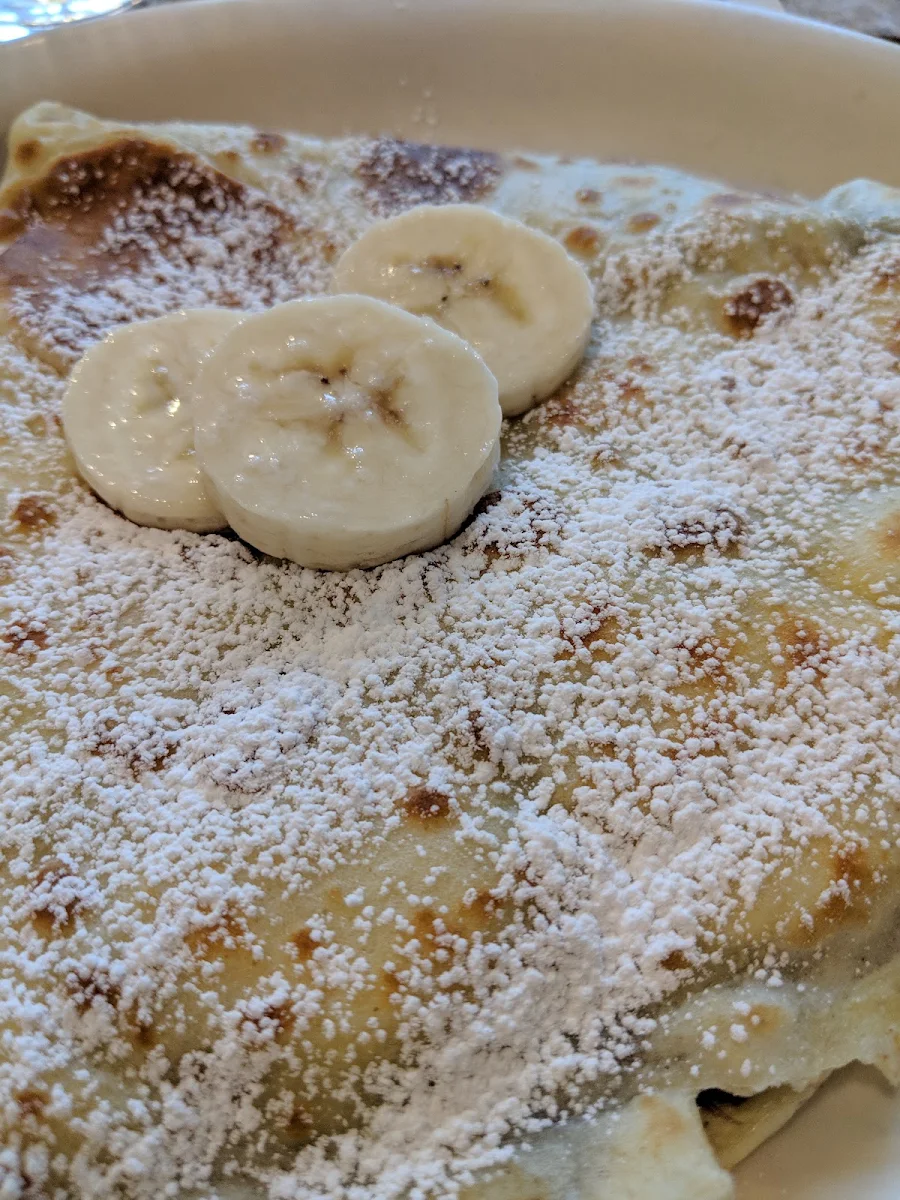 Banana Nutella Crepe, The Crepe Kitchen