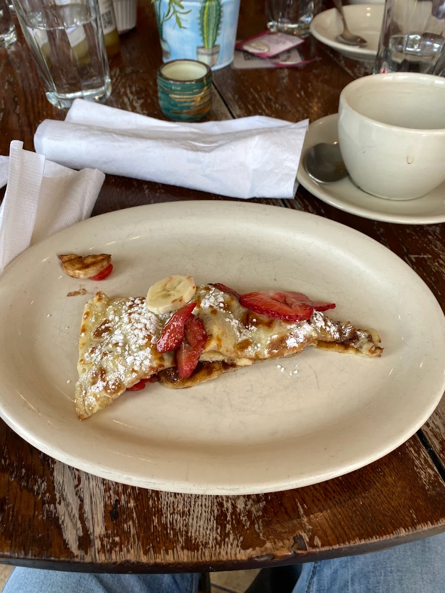 Banana Strawberry Nutella Crepe, The Crepe Kitchen