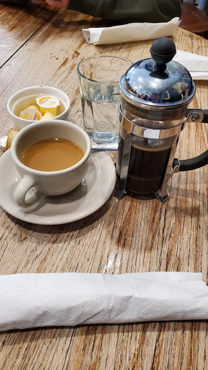 French Press Coffee, The Crepe Kitchen