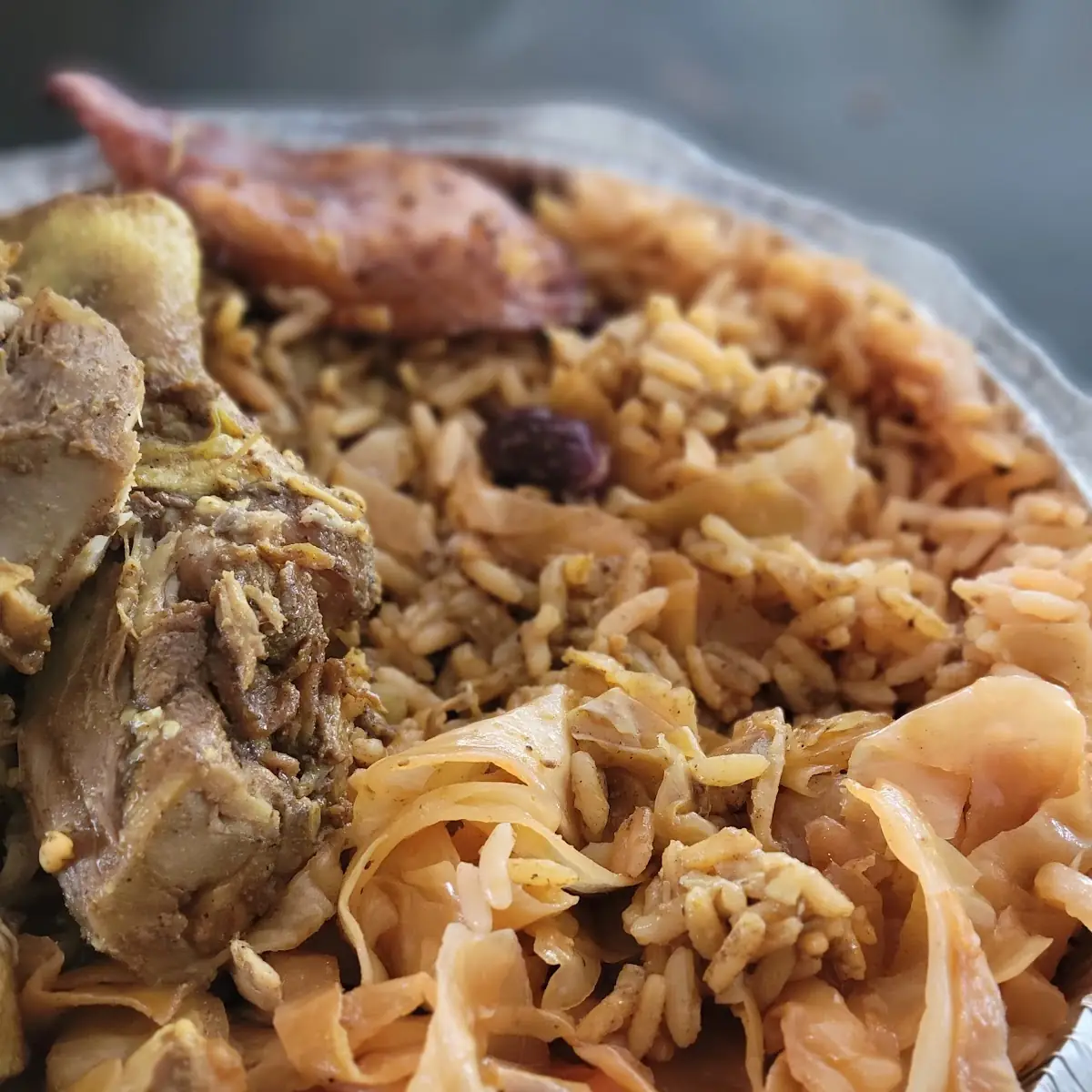 Large Chicken Curry with Rice