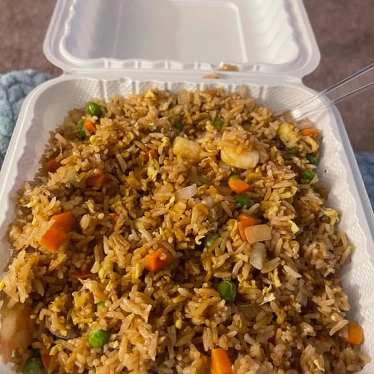 Combination Fried Rice Chicken Beef Shrimp