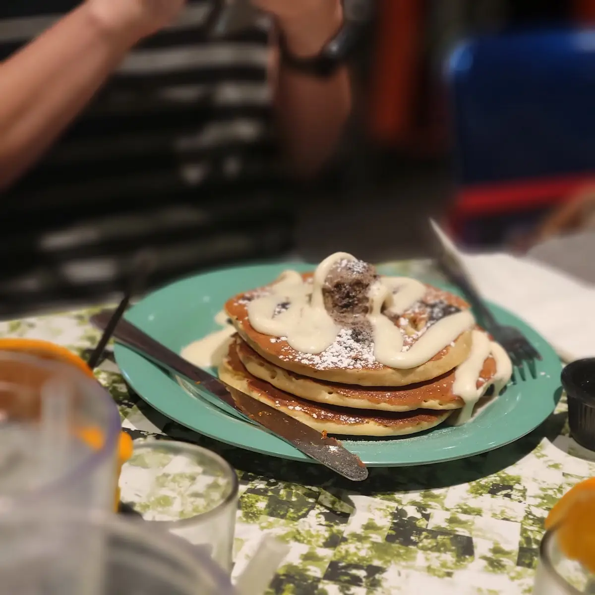 Oreo Cookie Pancakes