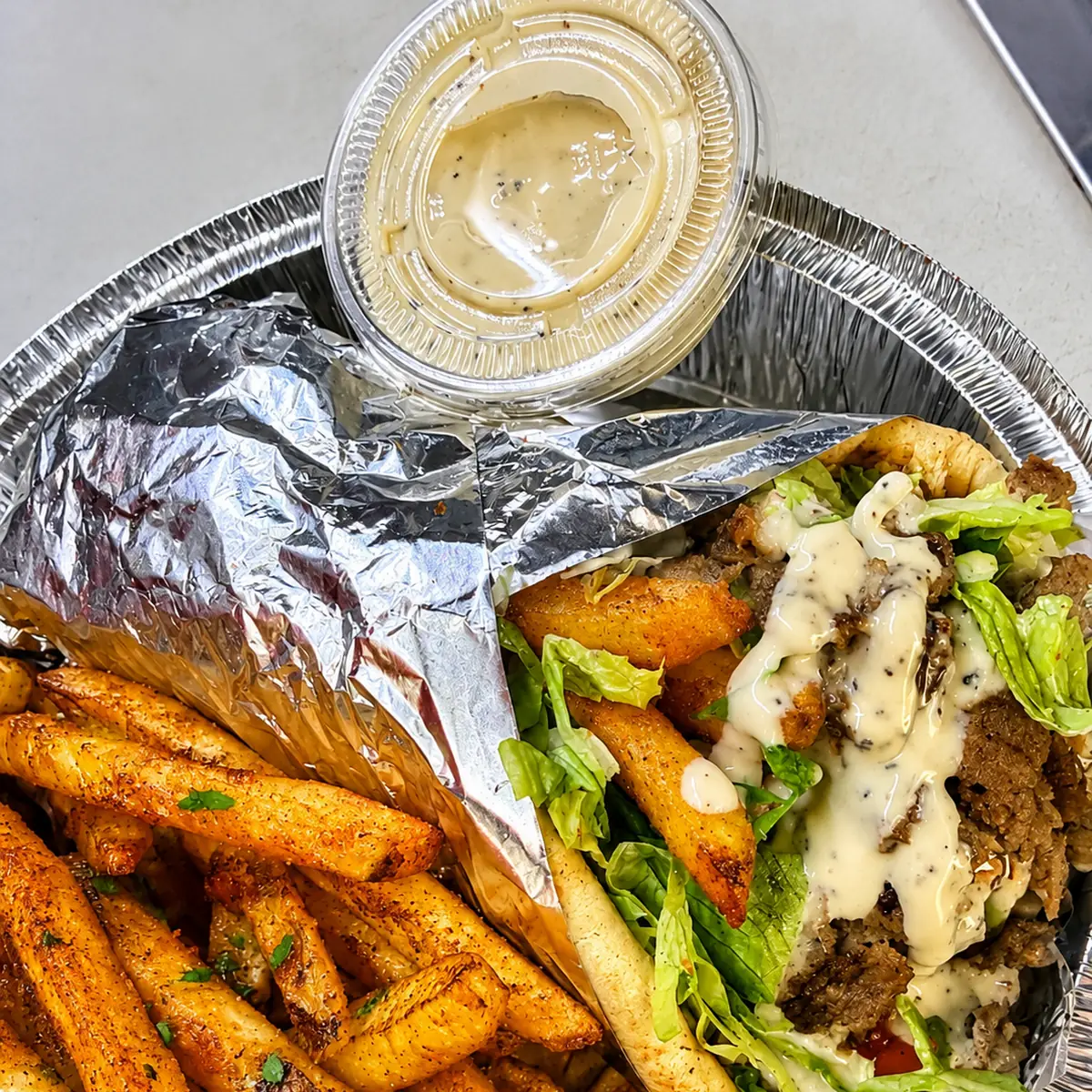 Cajun White Sauce Fries