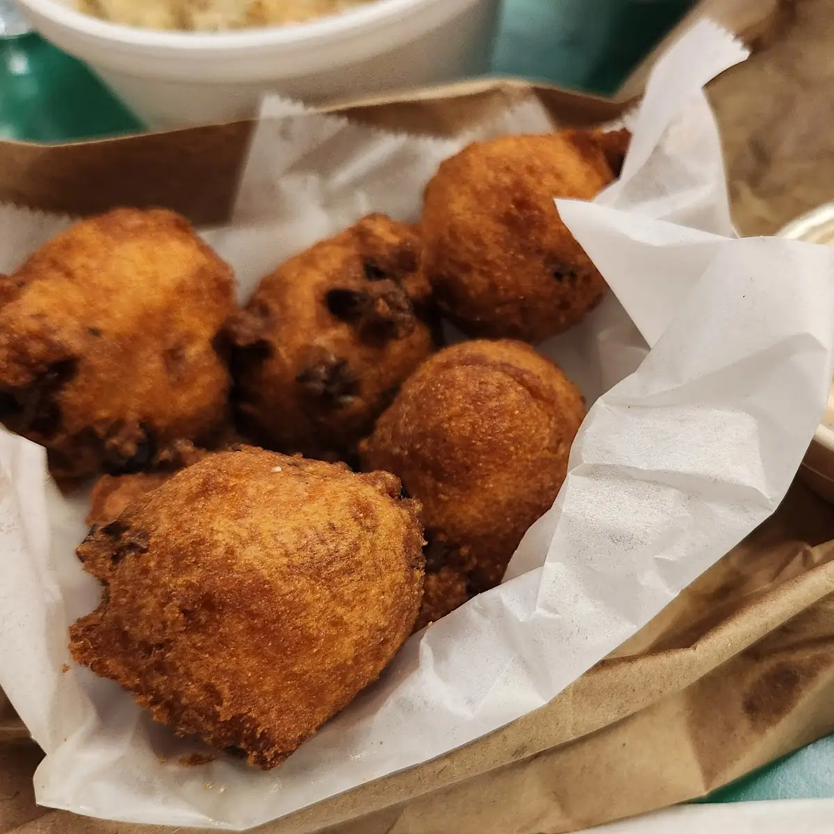 Hush Puppies with Bacon Bits