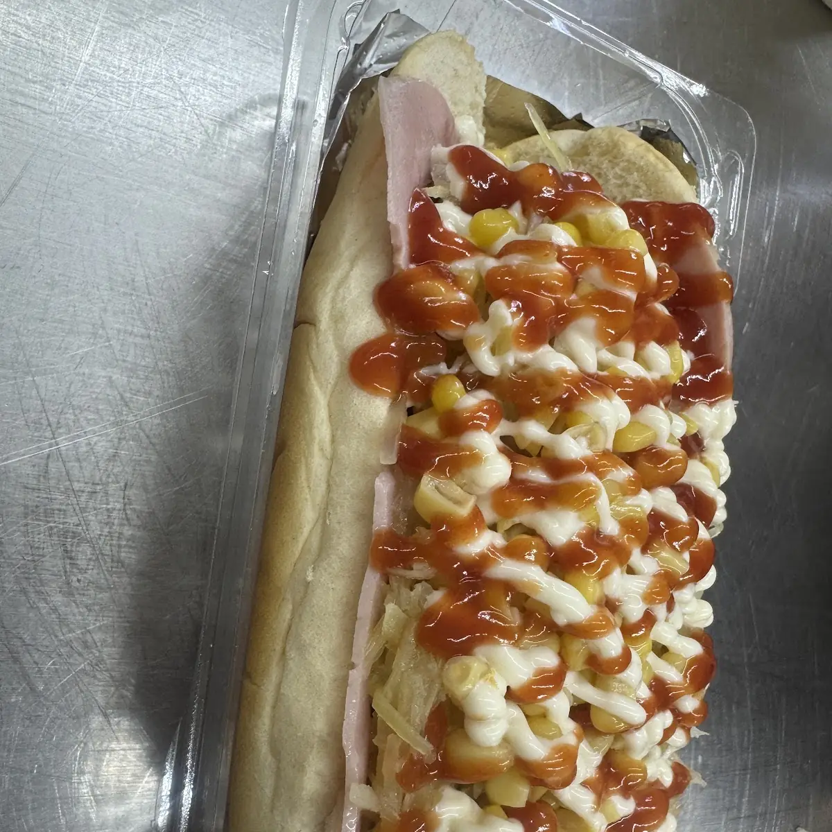 Dominican Hot Dog with One Side