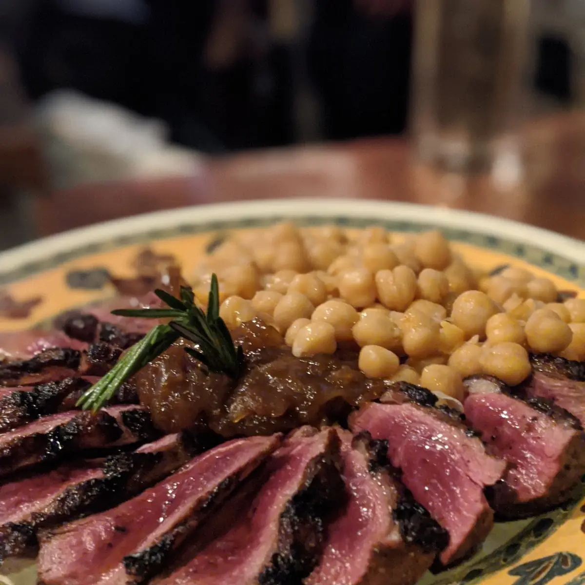 Roast Duck and Chickpeas