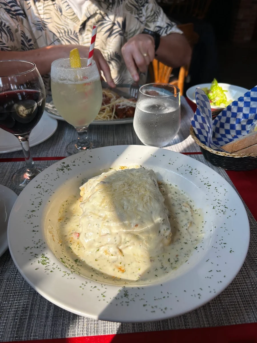 Seafood Lasagna, La Casa Nostra Ristorante