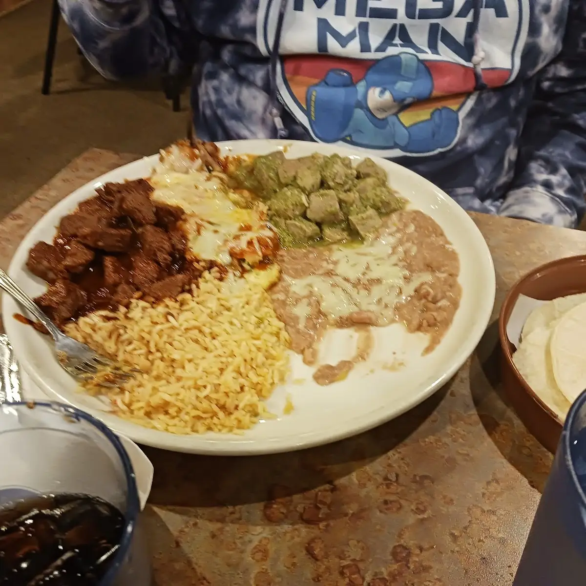 Beef Pork Chile Relleno Combo