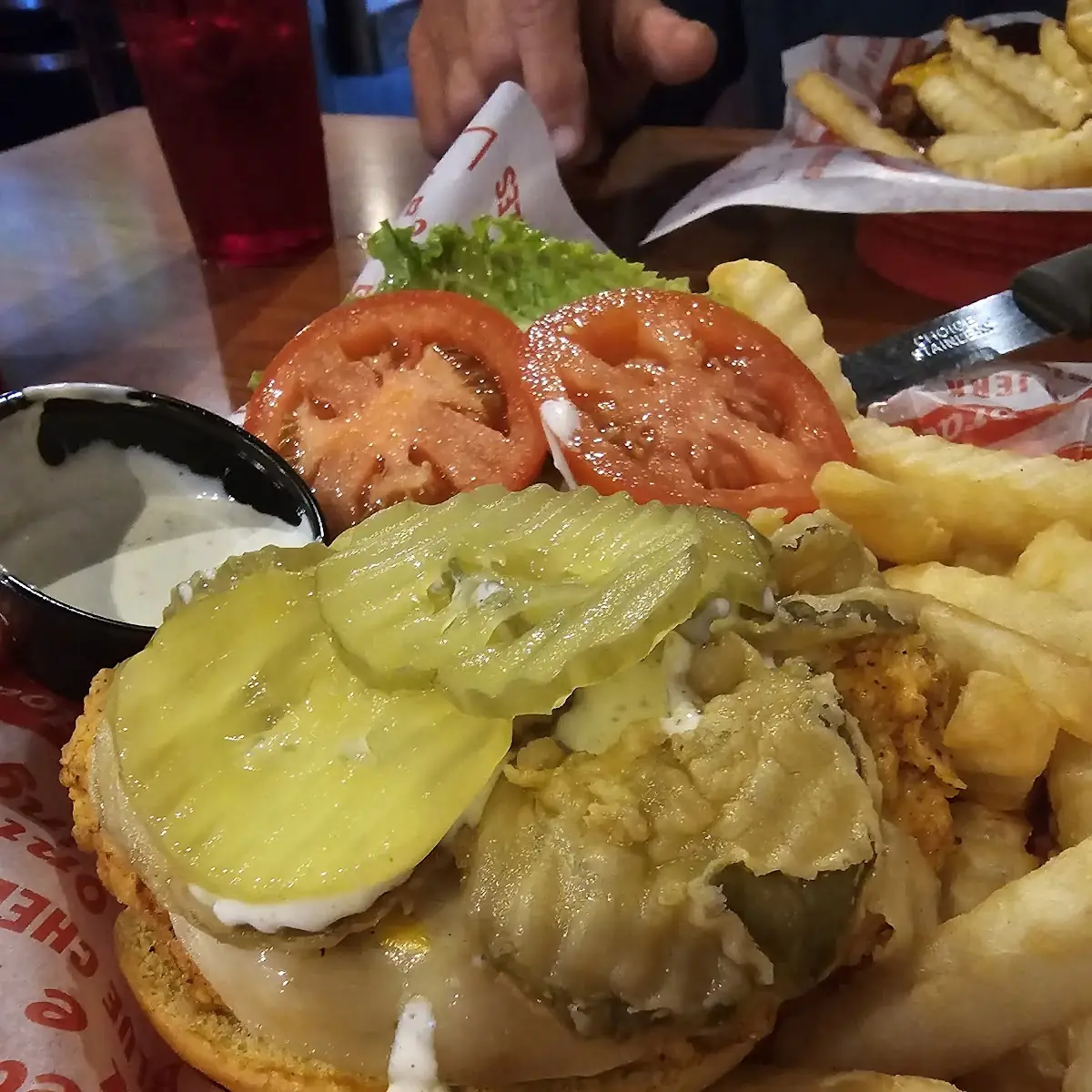Fried Pickle Fried Chicken Sandwich