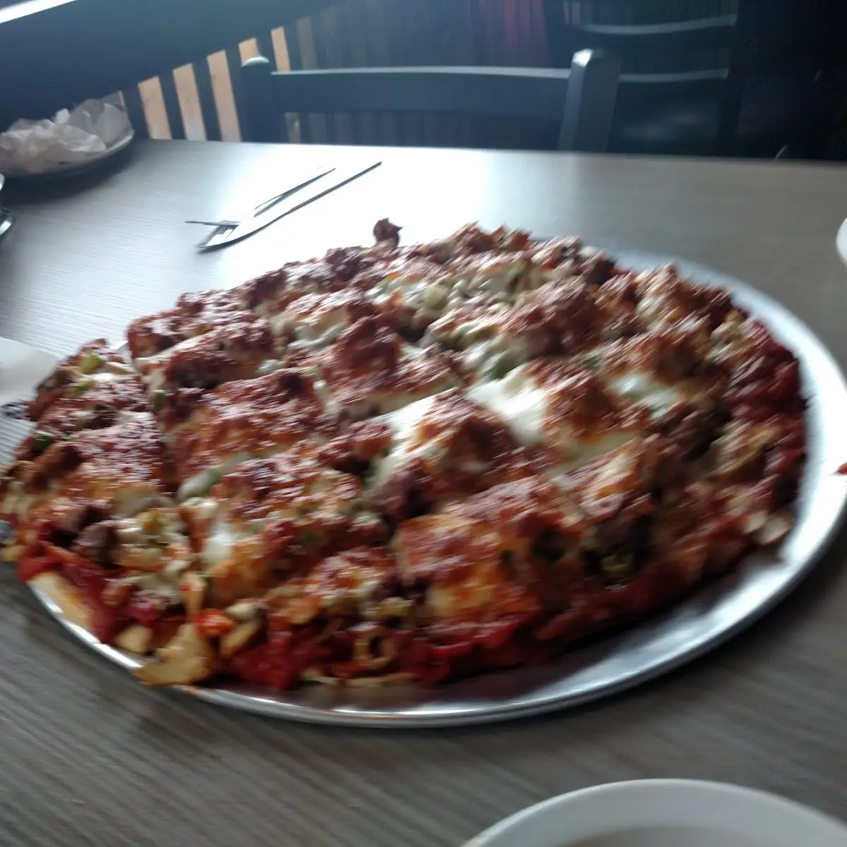 Pepperoni and Sausage Pizza
