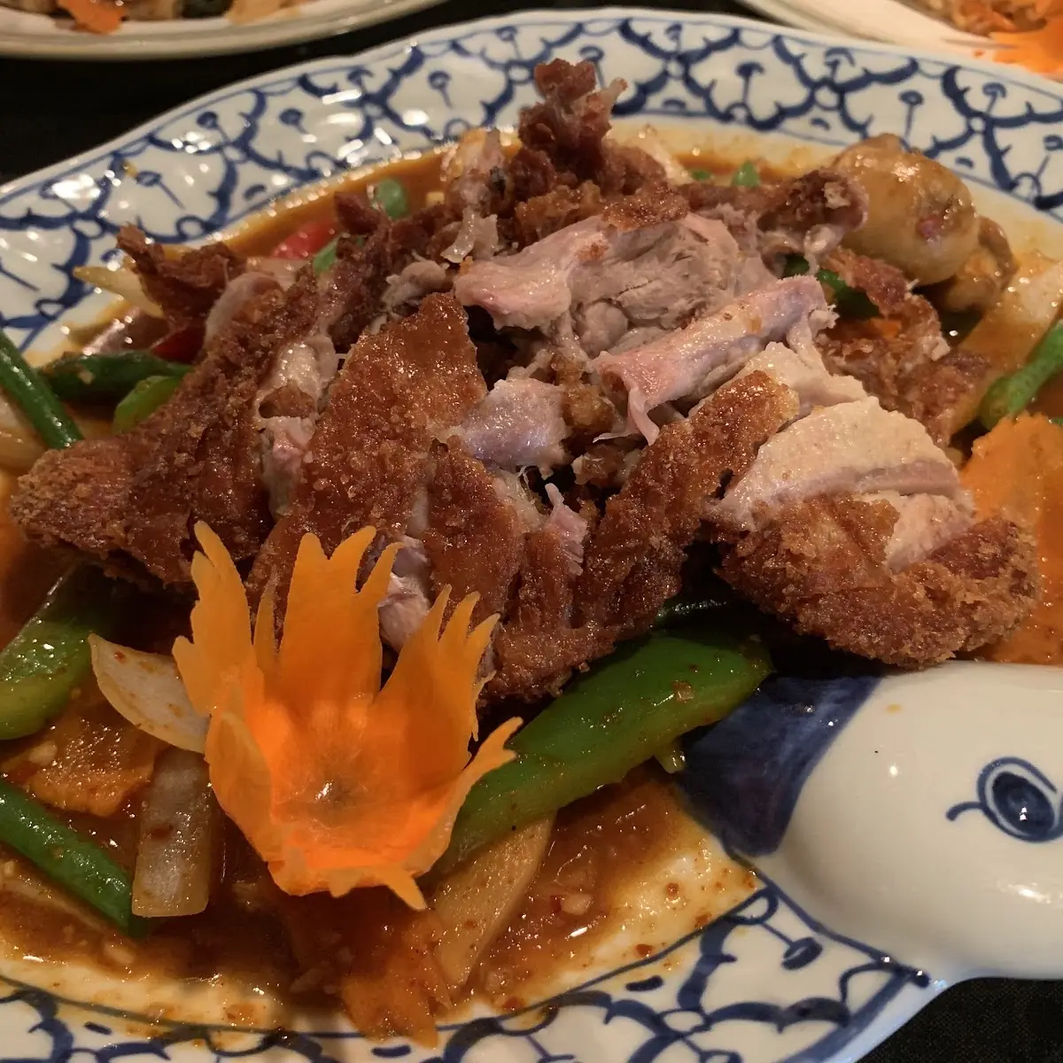 Breaded Crispy Duck on Top