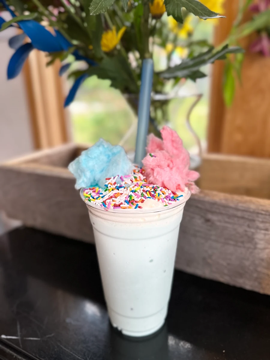 Cotton Candy Milkshake, South River Scoops 'N' More