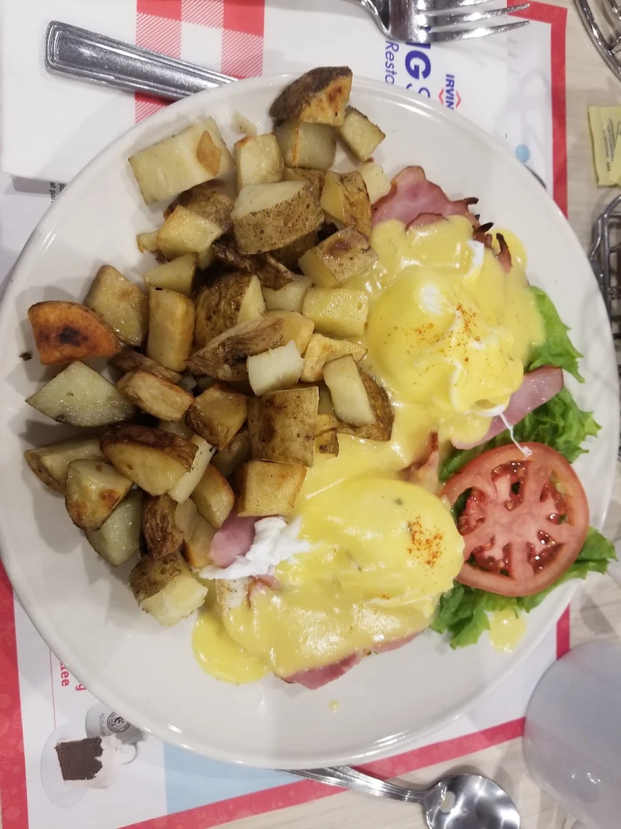 Eggs Benedict, Rothesay Route 1 Big Stop Restaurant