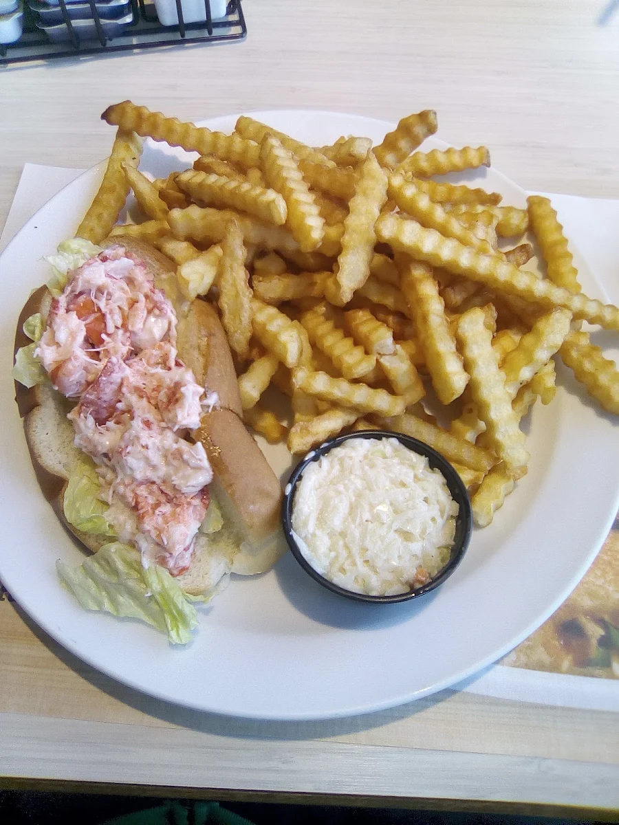 Lobster Roll with Fries, Rothesay Route 1 Big Stop Restaurant