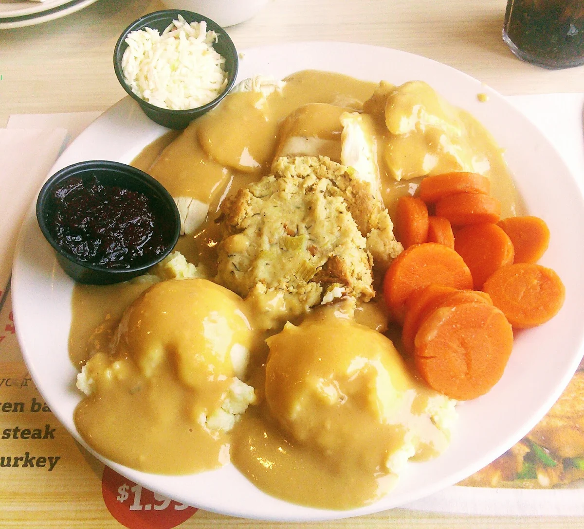 Roast Turkey Dinner, Rothesay Route 1 Big Stop Restaurant