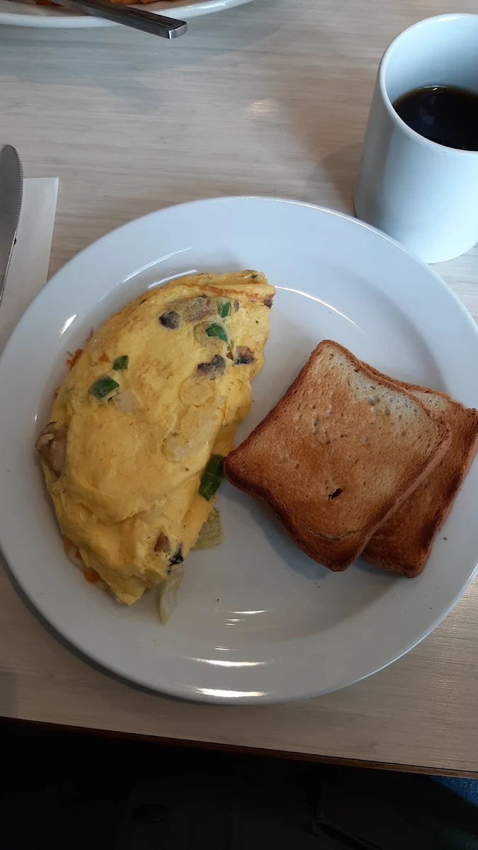 Veggie Omelet with GF Toast, Rothesay Route 1 Big Stop Restaurant