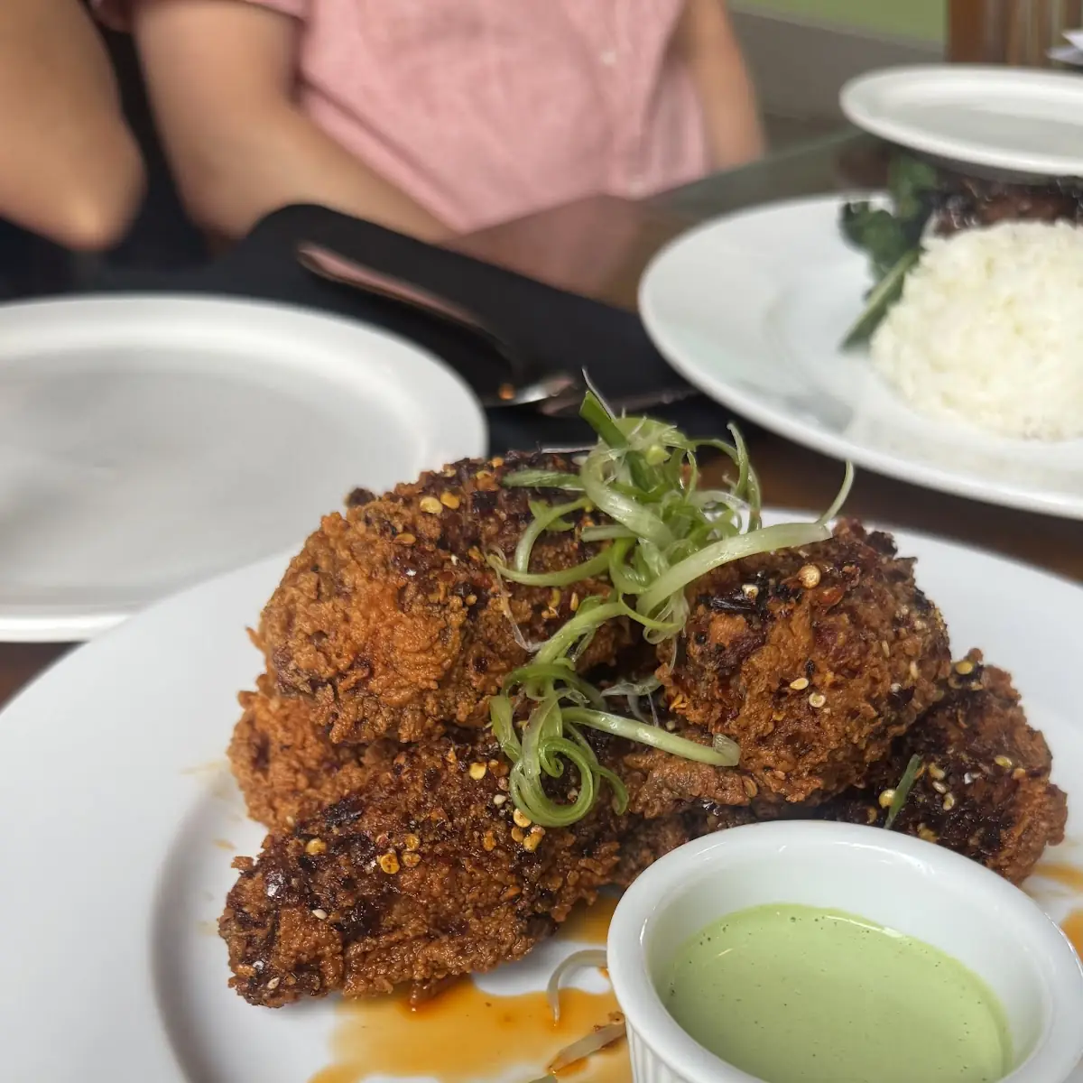 Crispy Fried Chicken and Dipping Sauce