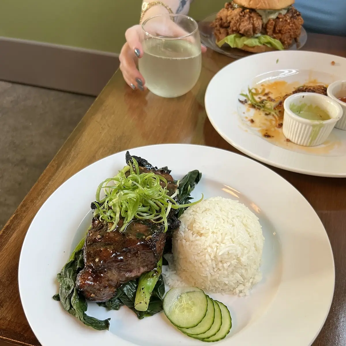 Crispy Pork with Steamed Rice