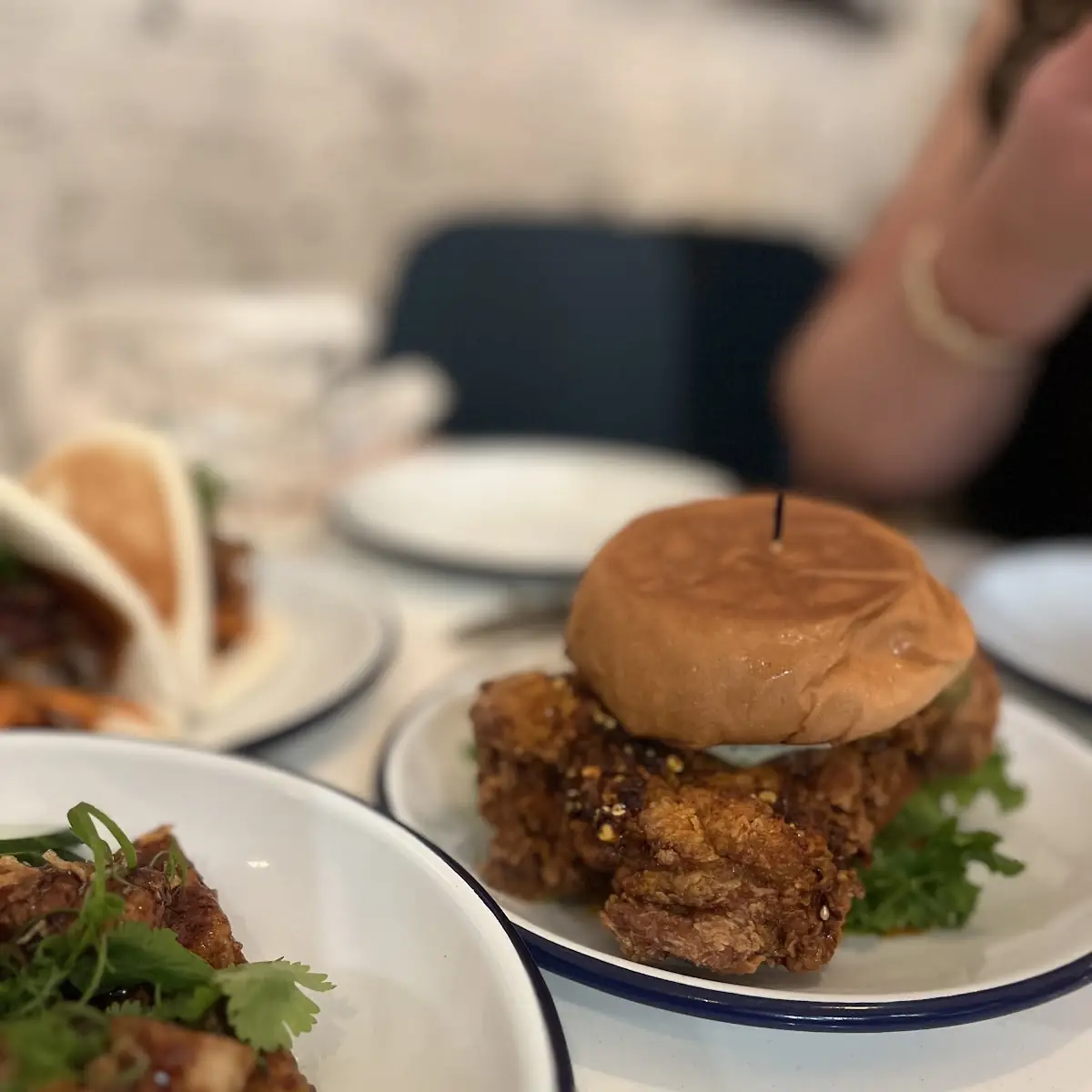 Five Spice Tofu Fried Chicken Sandwich