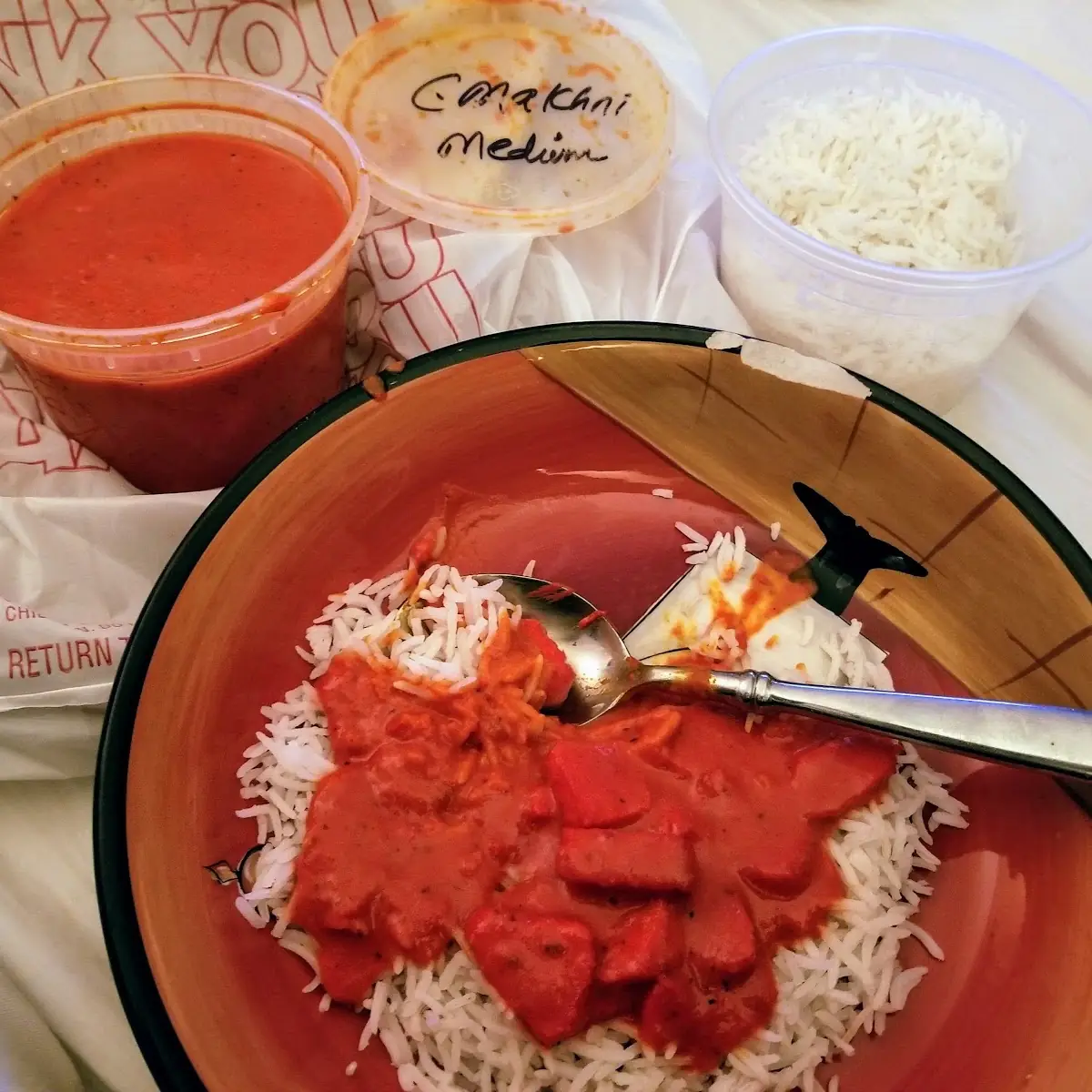 Chicken Makhani & Basmati Rice
