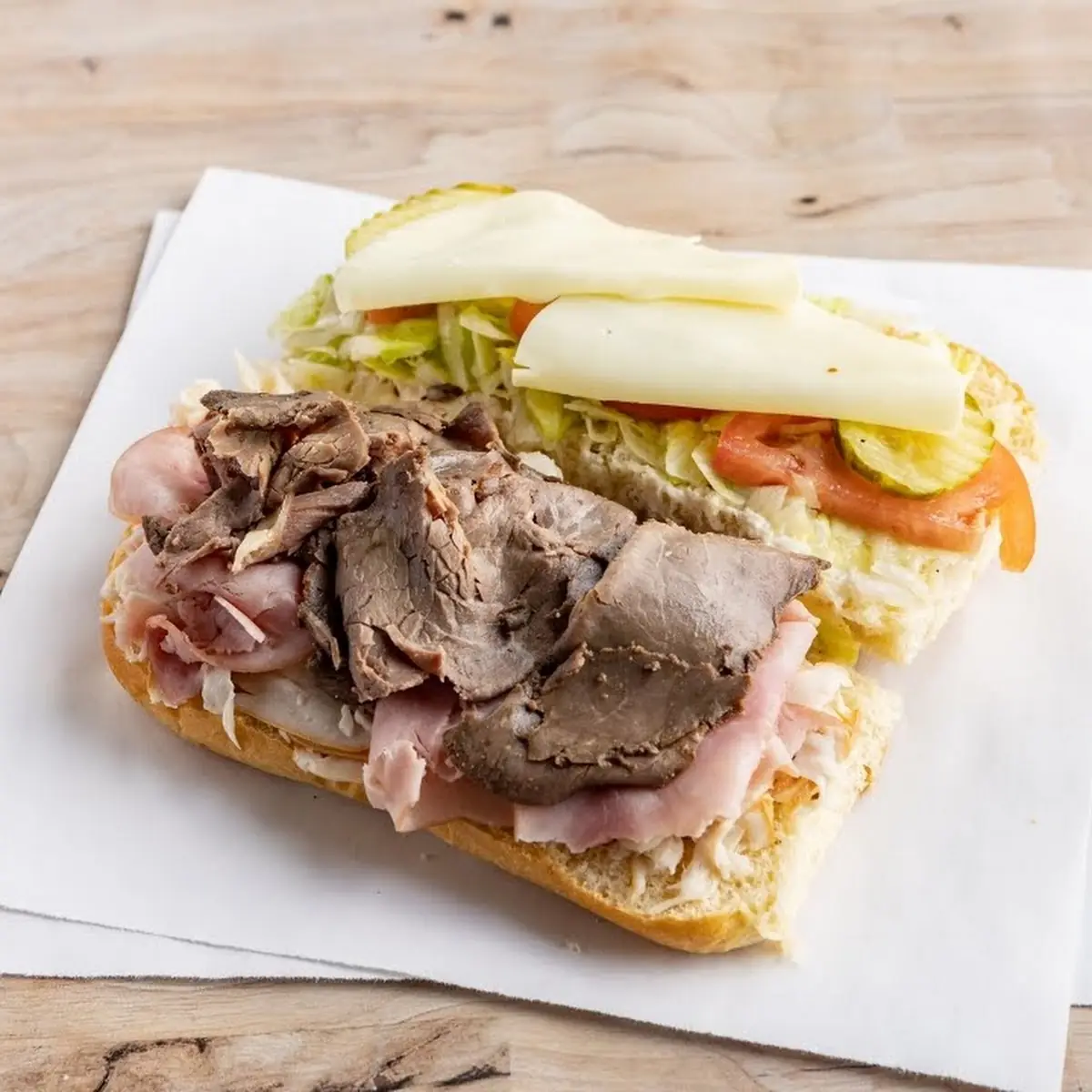 Roast Beef & Cheddar Sandwich