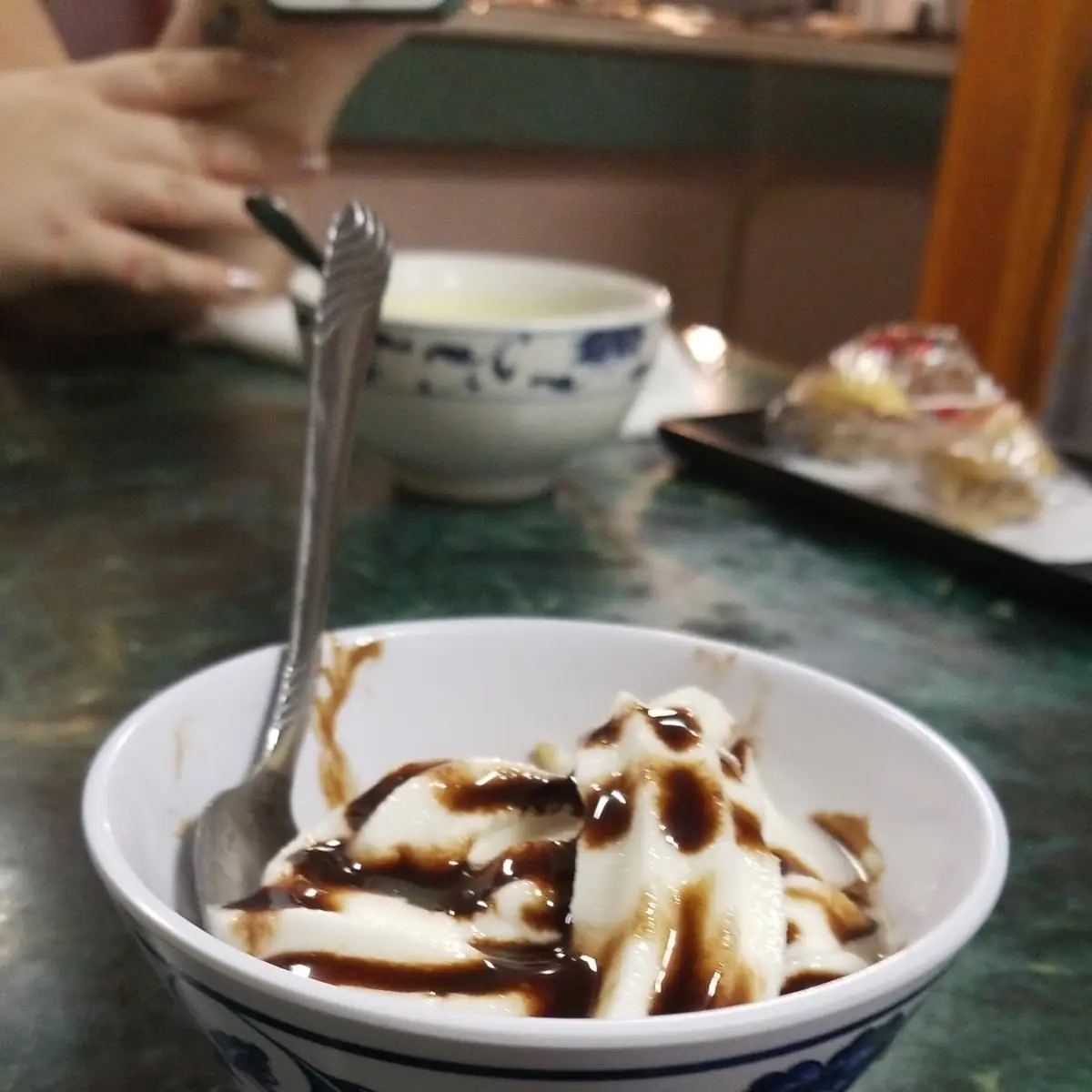 Vanilla Ice Cream with Doughnuts