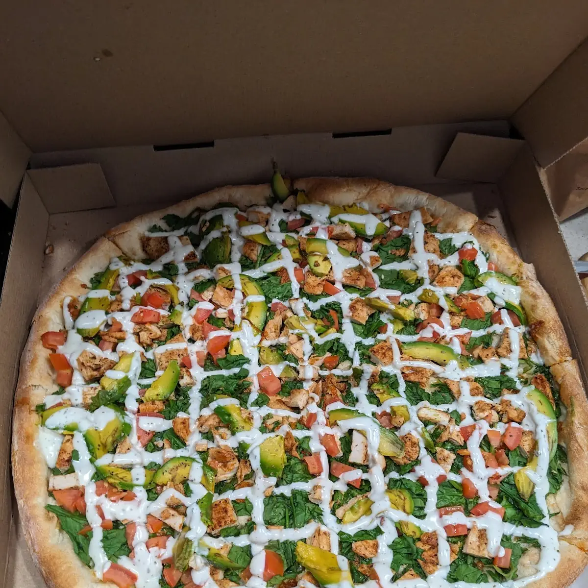 Scar Spinach Chicken Avocado Ranch