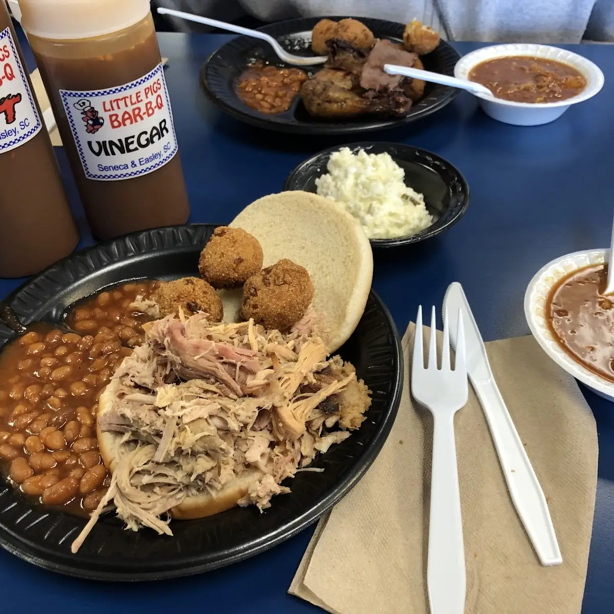 Large Chopped BBQ Pork Plate