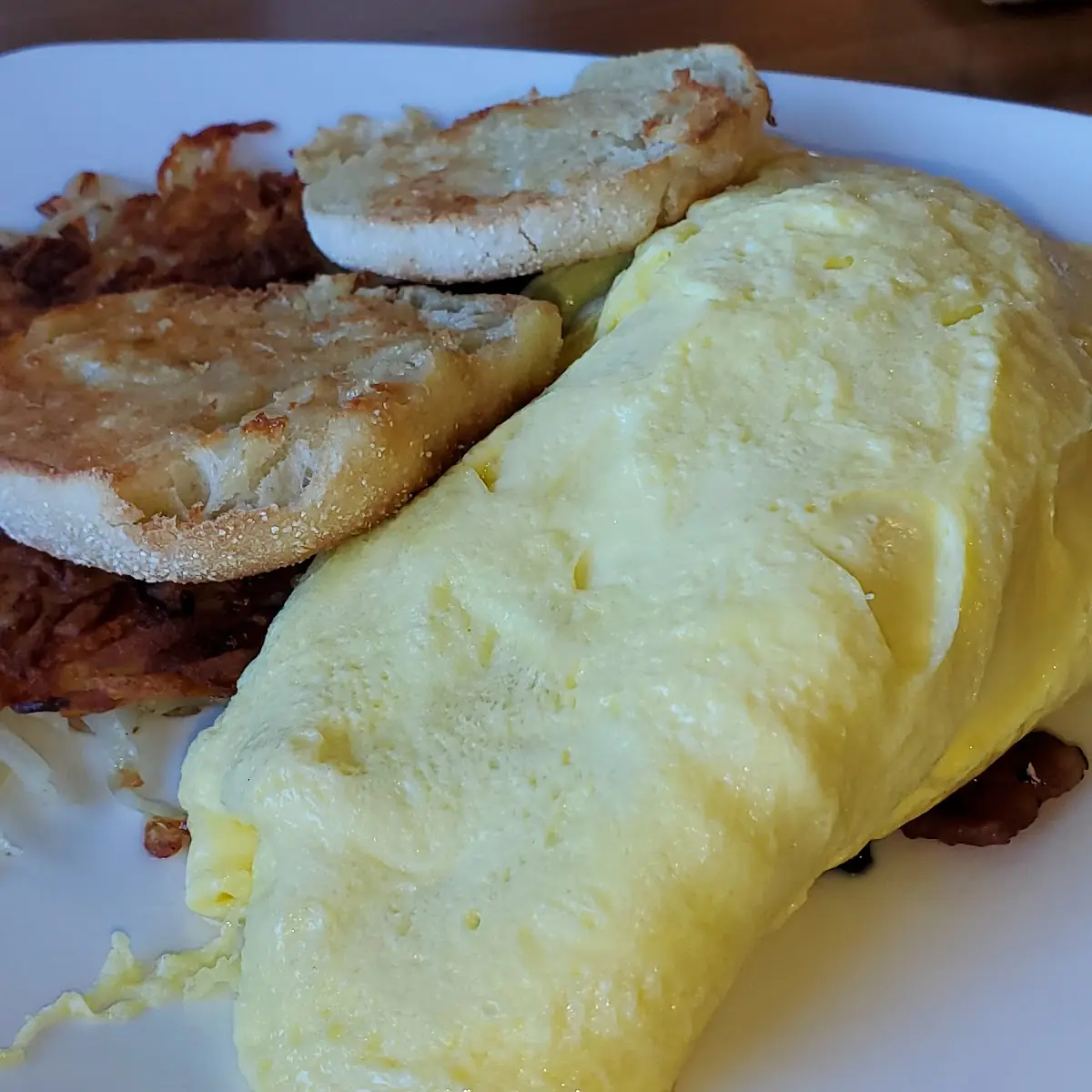 Bacon and Jack Cheese Omelette