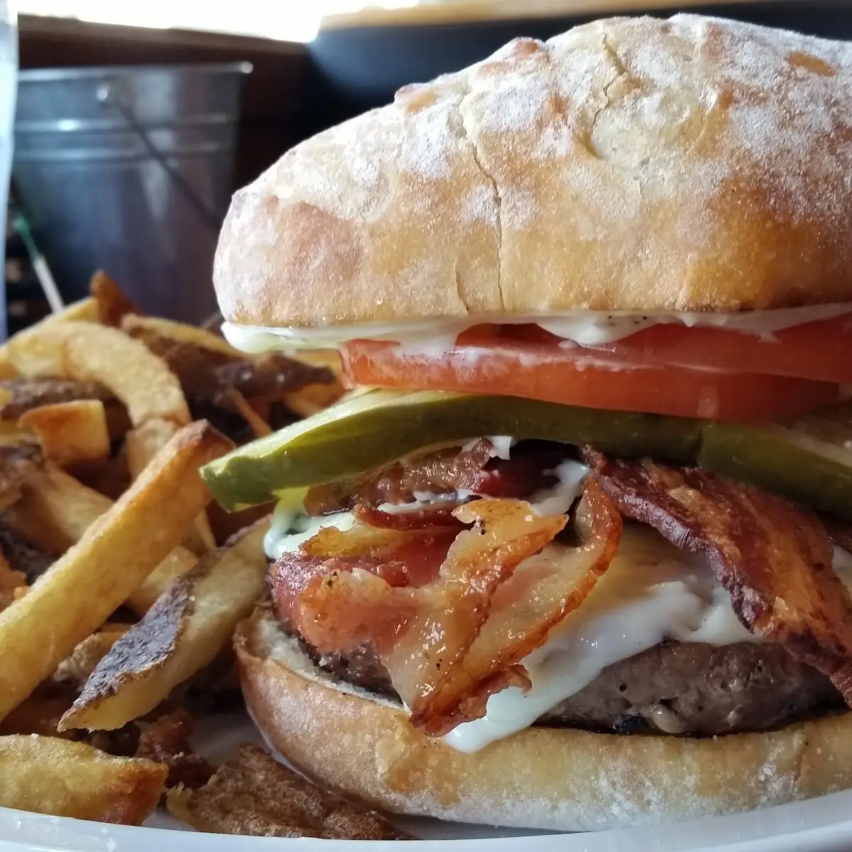 Double Bacon Jack Cheeseburger