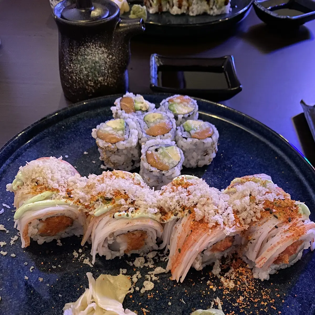 Sushi and Spicy Tuna