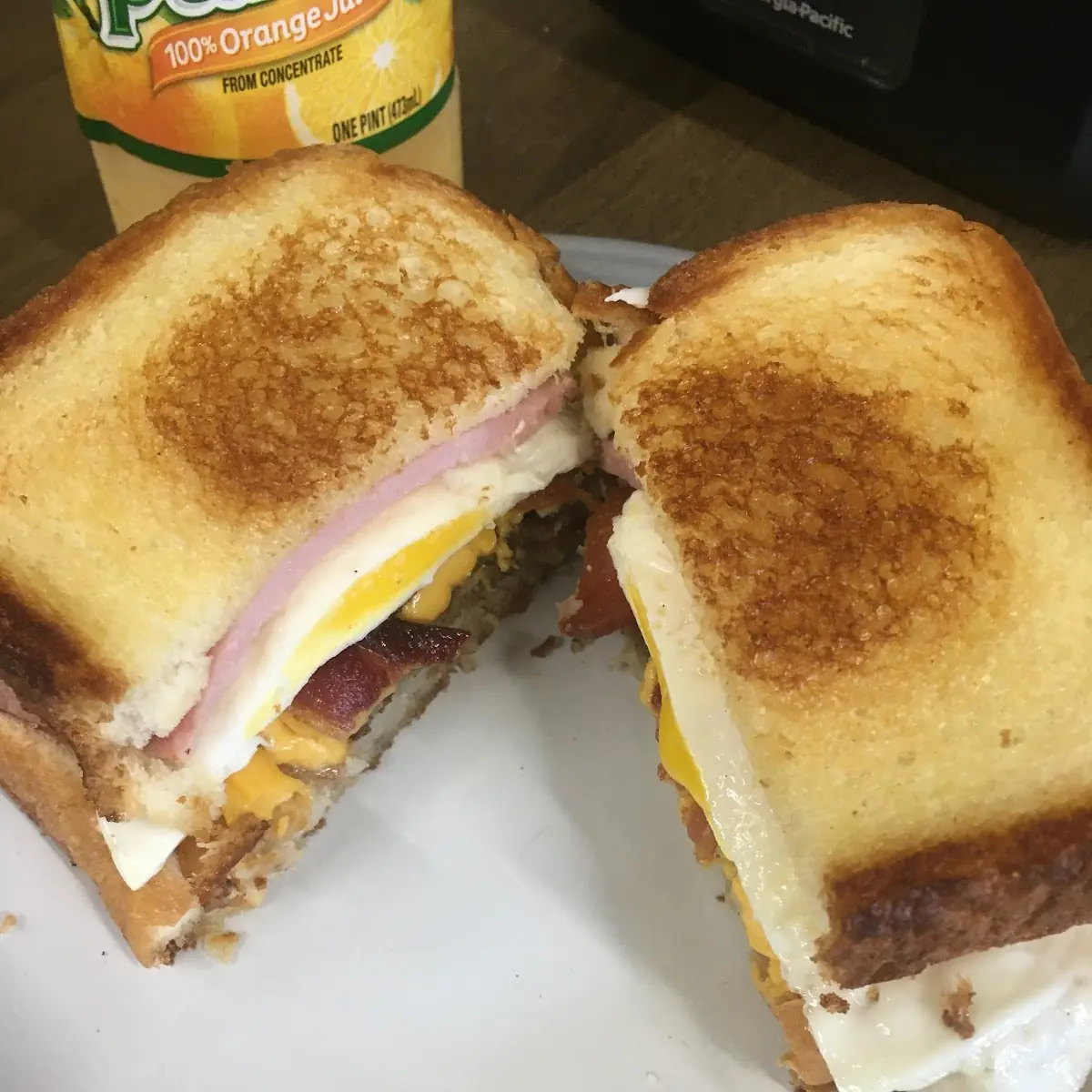 Meat Egg & Cheese Sandwich