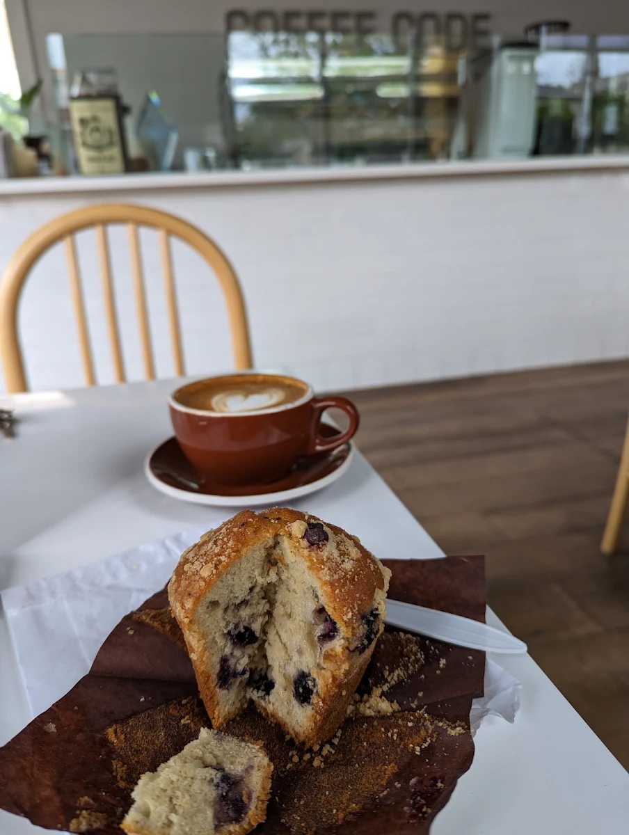 Blueberry Muffin & Cappuccino