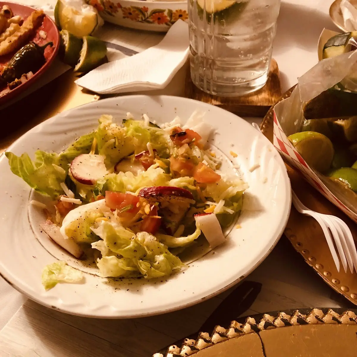 Salad with Ranch Dressing