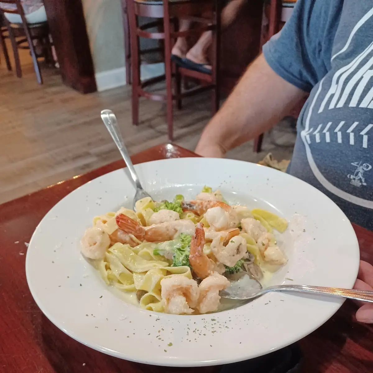 Shrimp Alfredo