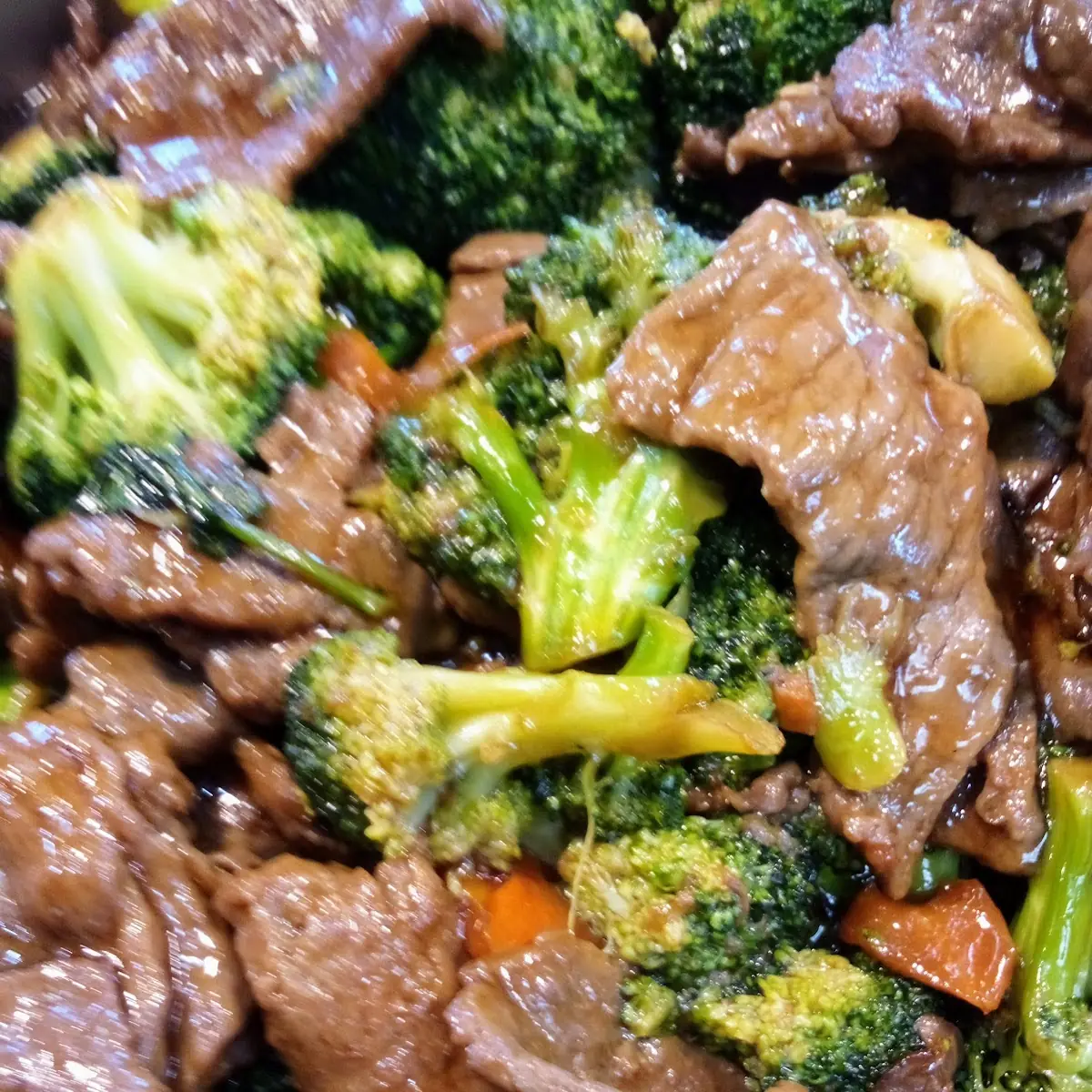 Beef with Broccoli with White Rice