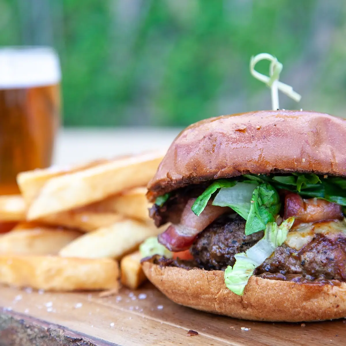 BBQ Bacon Brew Burger