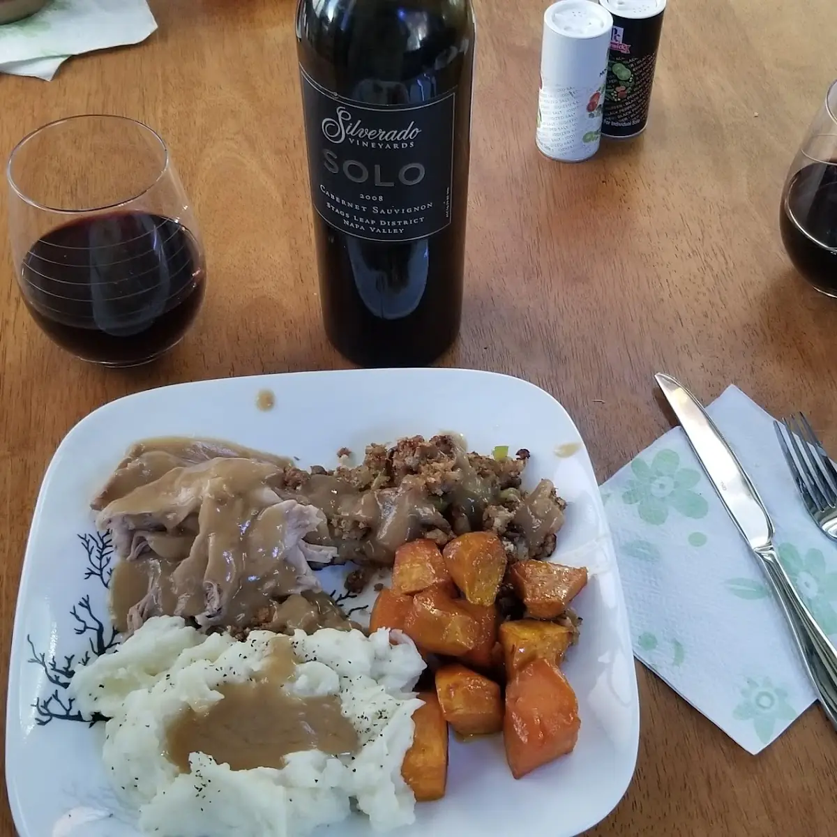 Roast Turkey Mashed Potatoes Sweet Potatoes &