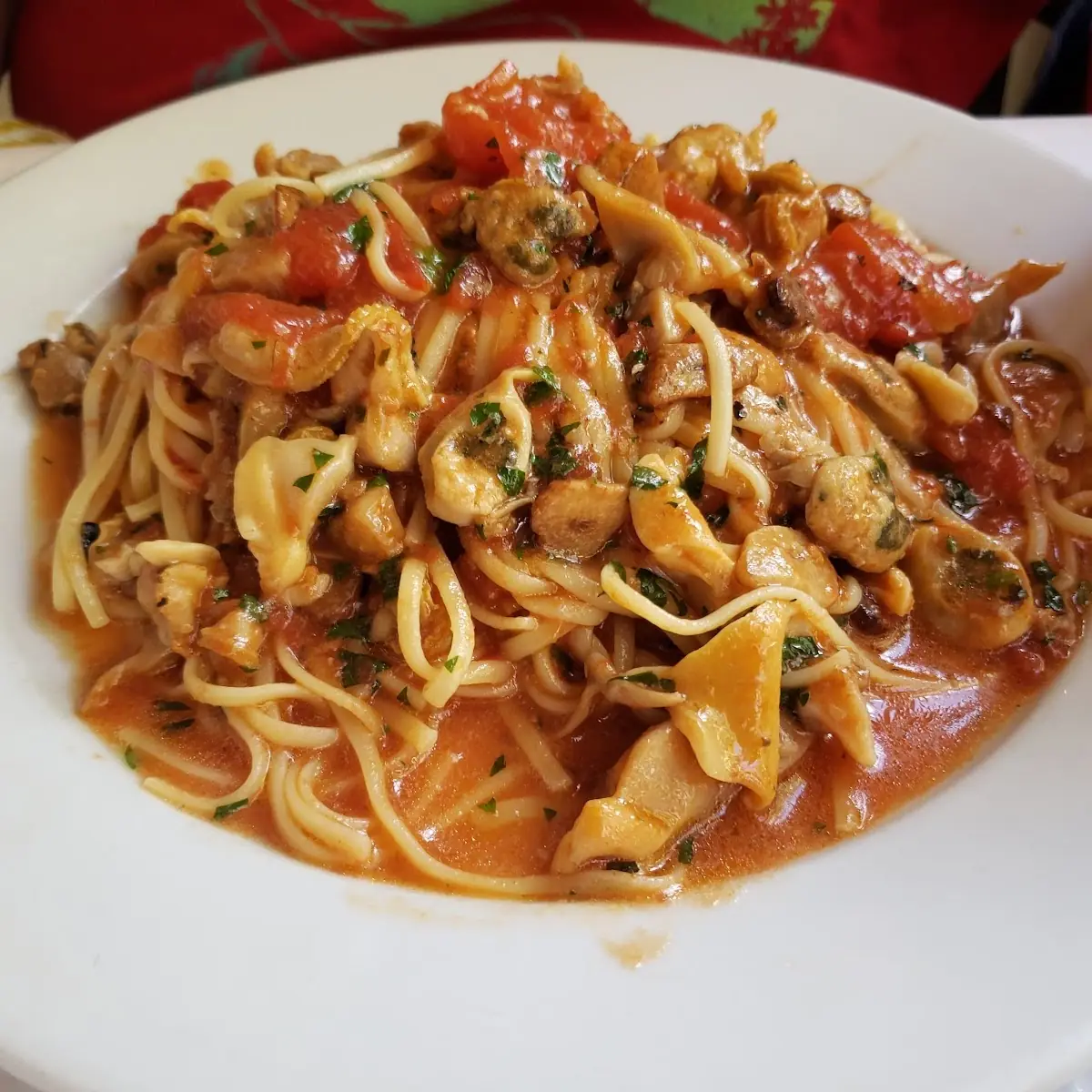 Linguini with Red Clam Sauce