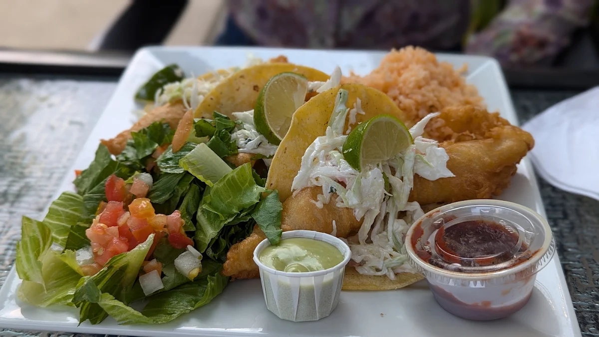 Fish Tacos with Salad