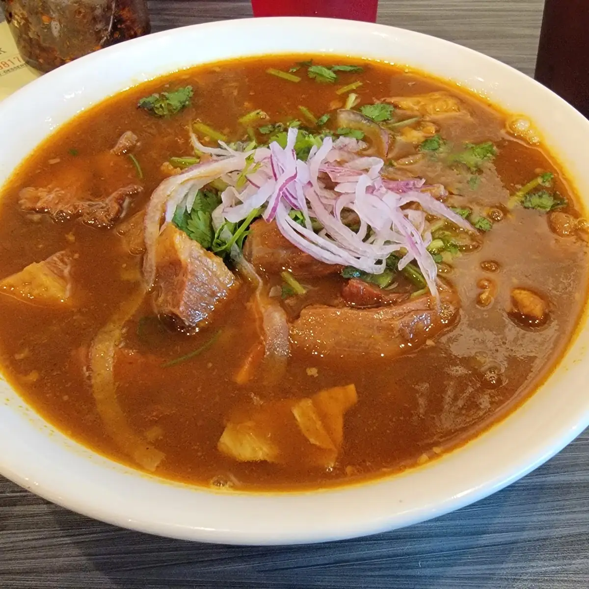 Egg Noodle with Beef Stew