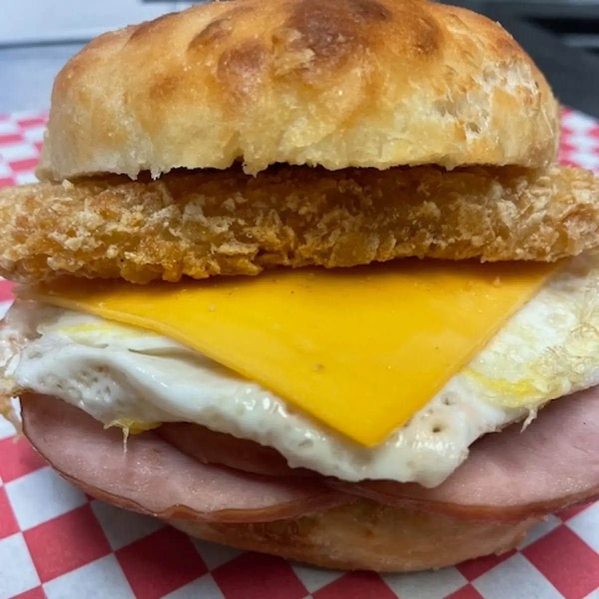 Country Ham Egg and Cheese