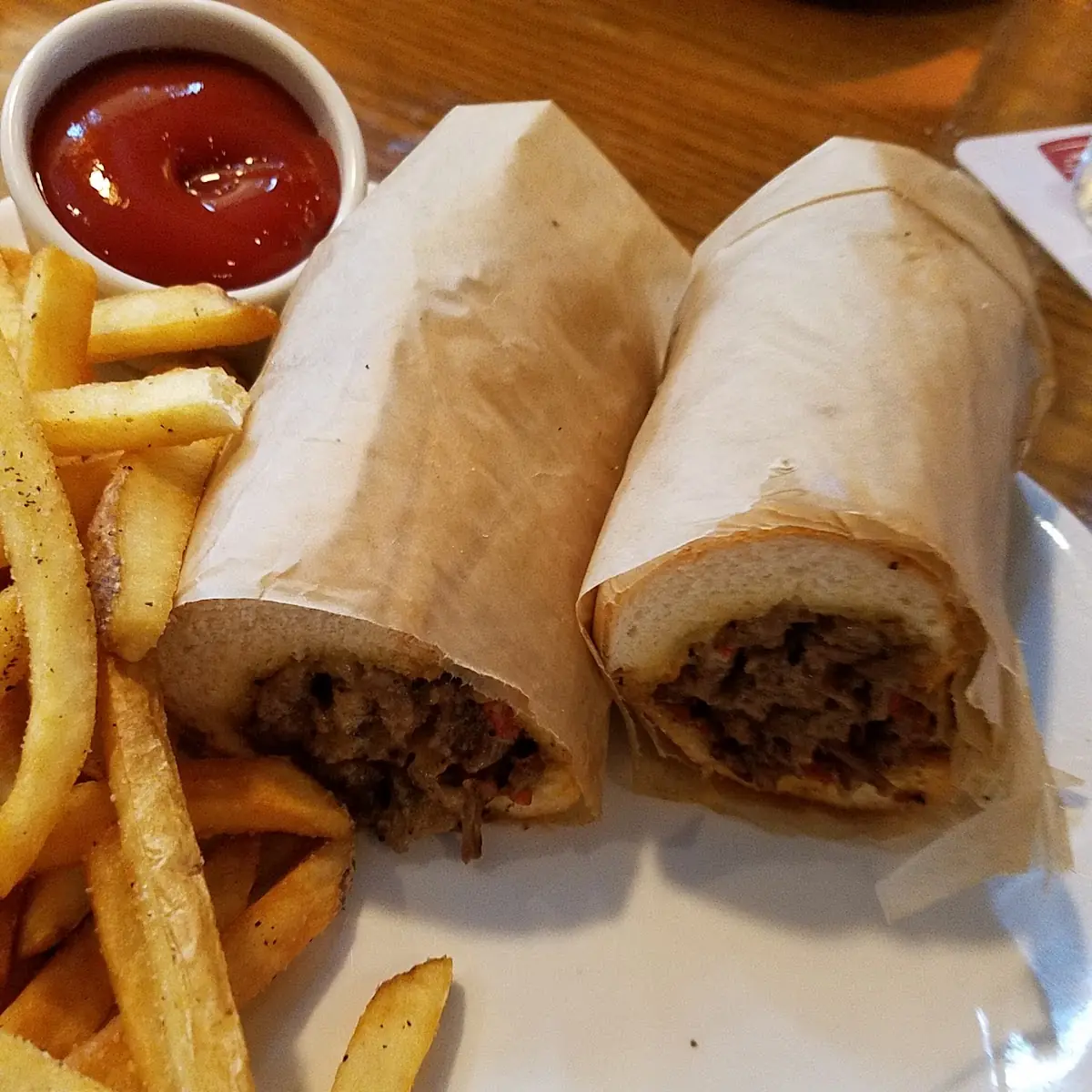 Philly Cheese Steak and Fries