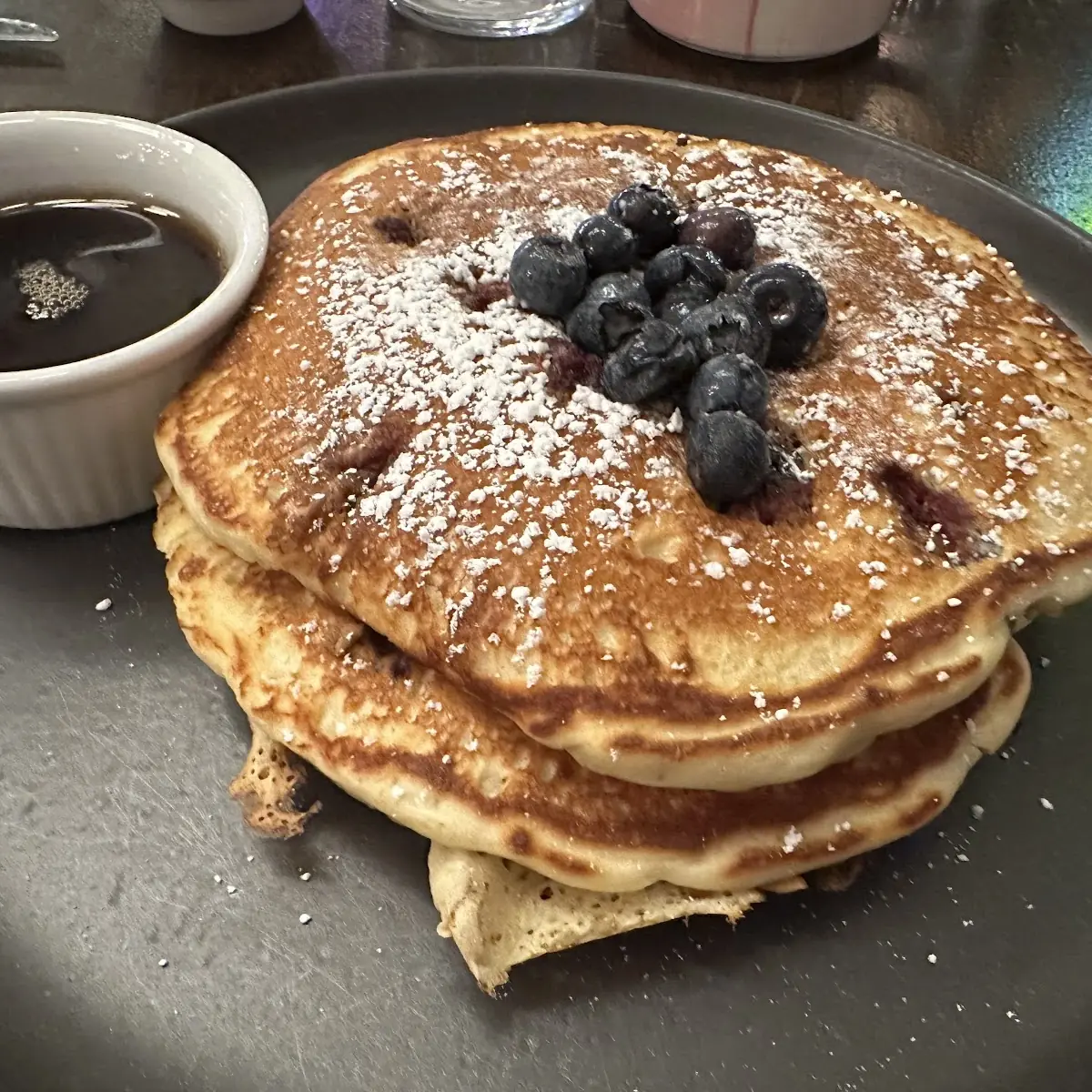 Lemon Ricotta Blueberry Pancakes