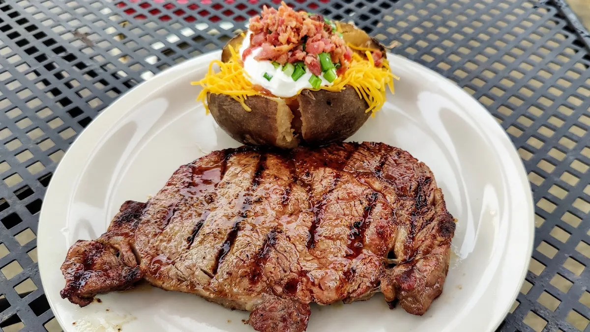 Ribeye & Loaded Baked Potato