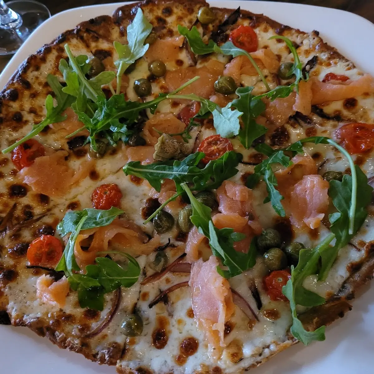Smoked Salmon Flatbread