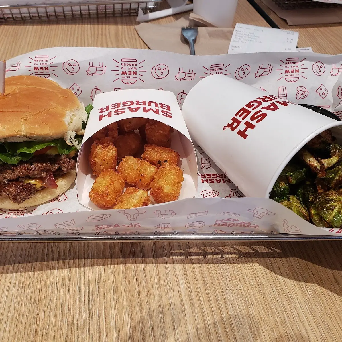 Double Cheeseburger Tots Brussel Sprouts