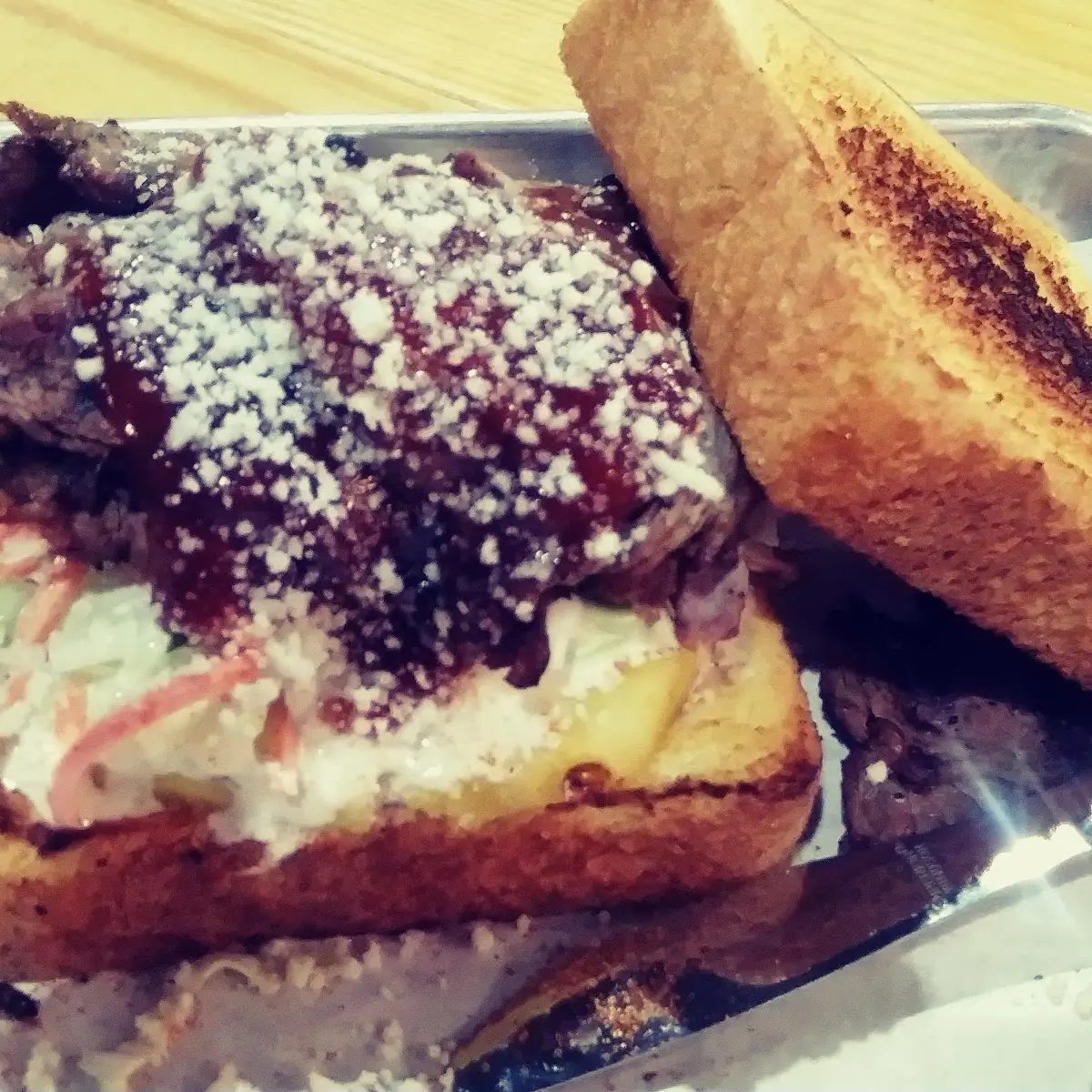 Pineapple Skirt Steak Sandwich