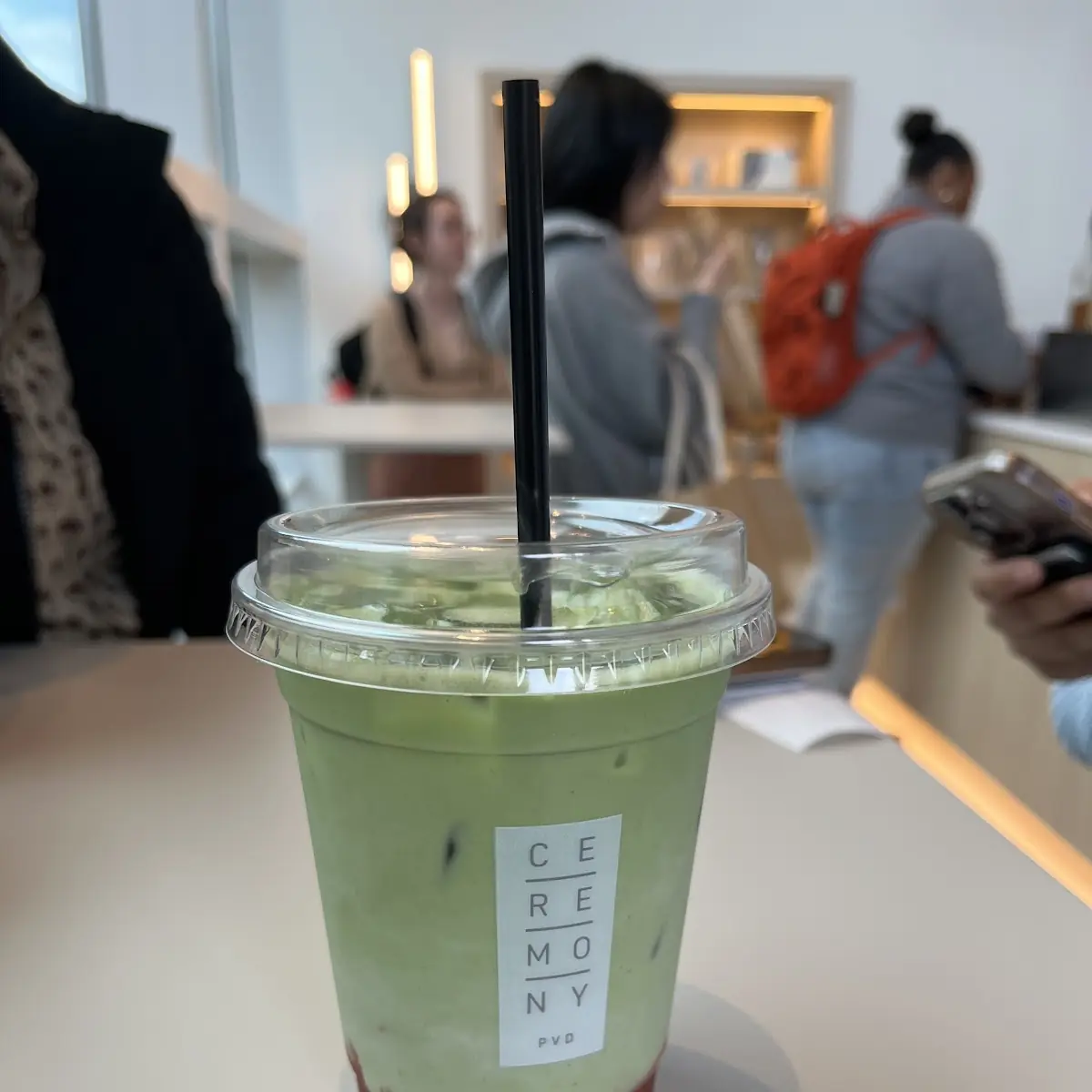 Strawberry Matcha Latte