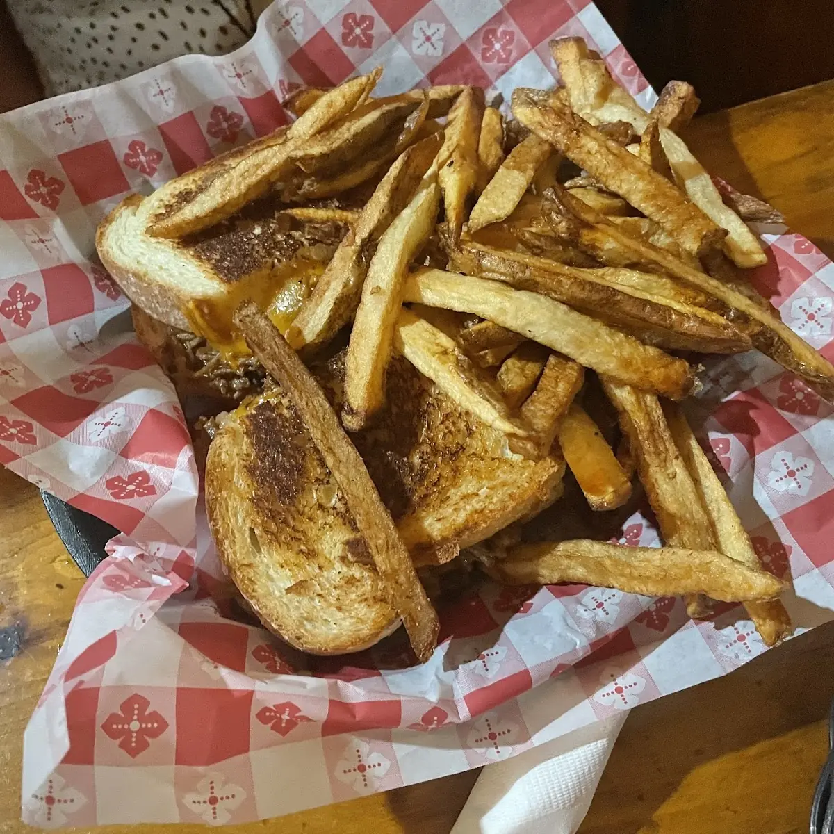 Big Tex Brisket Patty Melt